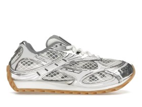 Bottega Veneta Orbit Silver White