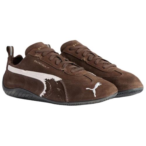 PUMA x Balenciaga Speedcat Thin Sole Shoes Low Top Casual Shoes Unisex Brown