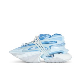 Ant Kai x Balmain Unicorn Pointed Toe Lace-Up Low-Top Men's Casual Shoes Blue