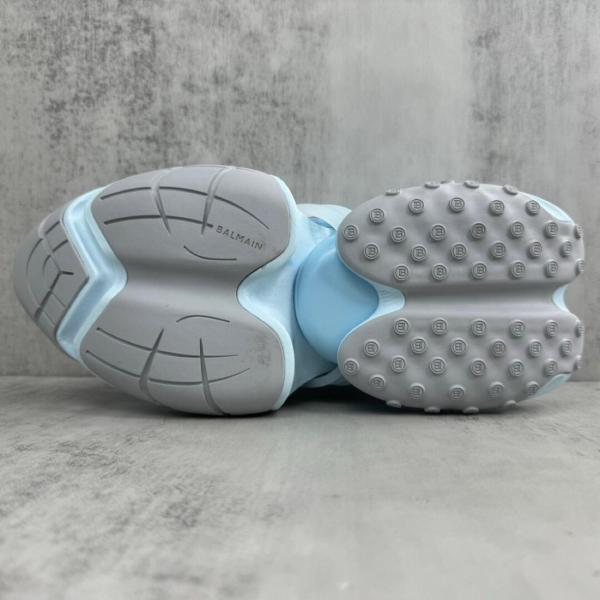 Ant Kai x Balmain Unicorn Pointed Toe Lace-Up Low-Top Men's Casual Shoes Blue