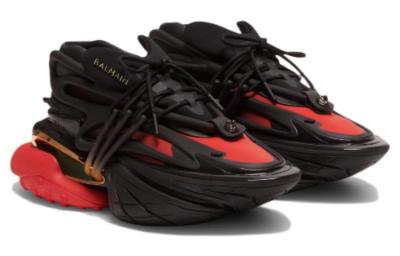 BALMAIN Unicorn Low 'Black Red'