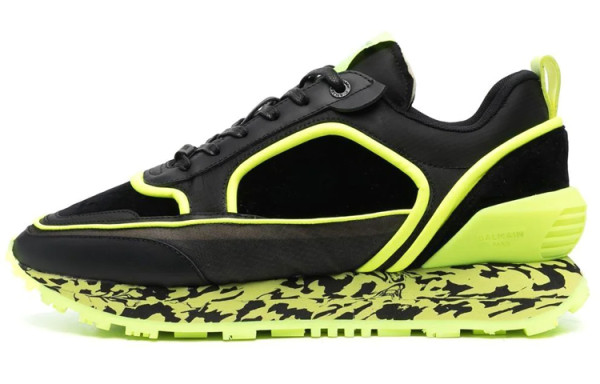 BALMAIN Sports Lifestyle Casual Shoes Men's Black Green