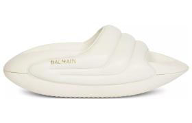 BALMAIN B IT Slide Slippers Men's White