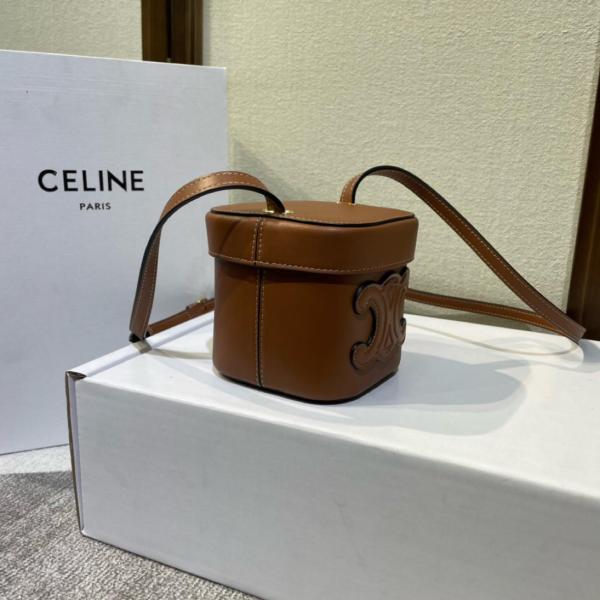 CELINE Triumphal Arch Handbags 199263DU3-04LU size 11*11*11 cm