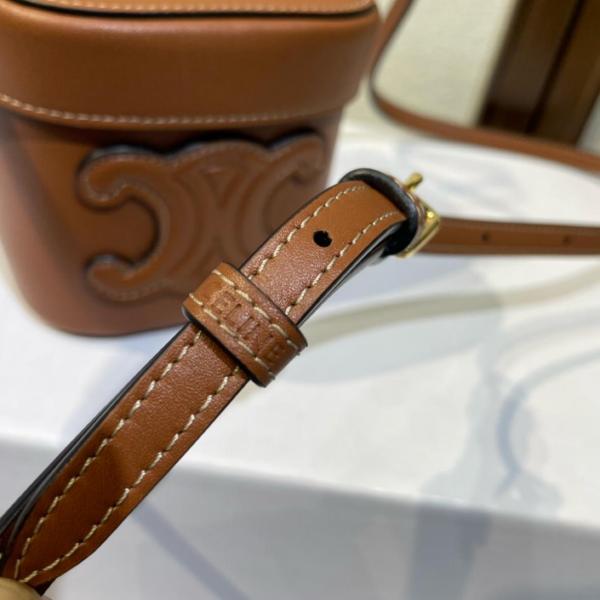 CELINE Triumphal Arch Handbags 199263DU3-04LU size 11*11*11 cm