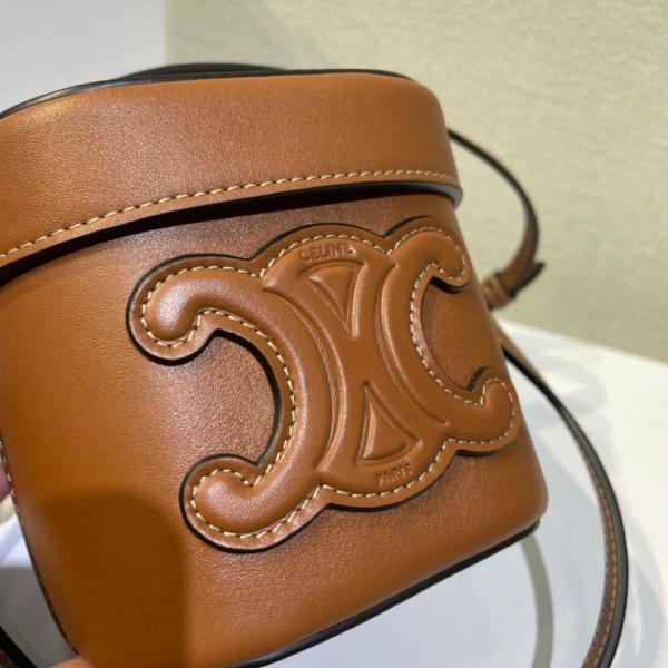 CELINE Triumphal Arch Handbags 199263DU3-04LU size 11*11*11 cm