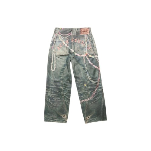 Acne Studios Trousers 'Mid Blue'