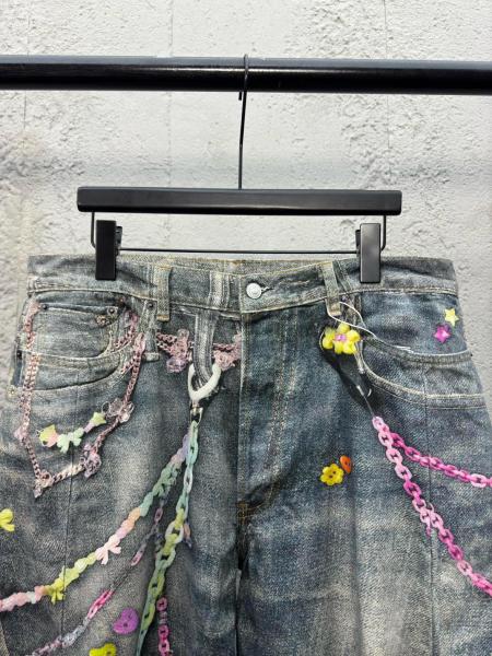 Acne Studios Trousers 'Mid Blue'