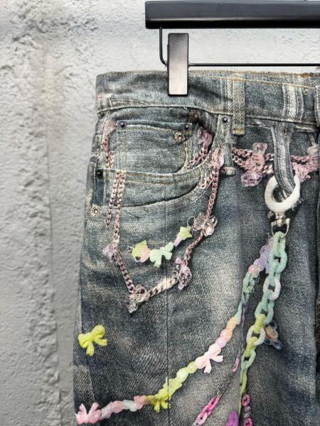 Acne Studios Trousers 'Mid Blue'