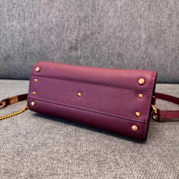 Valentino Cow Leather Handbag Trumpets Women's 7W2B0F53XPWDYE size 22*9*17 cm