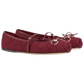 GUCCI Women's Horsebit Ballet Flat 'Rosso Ancora' Women's