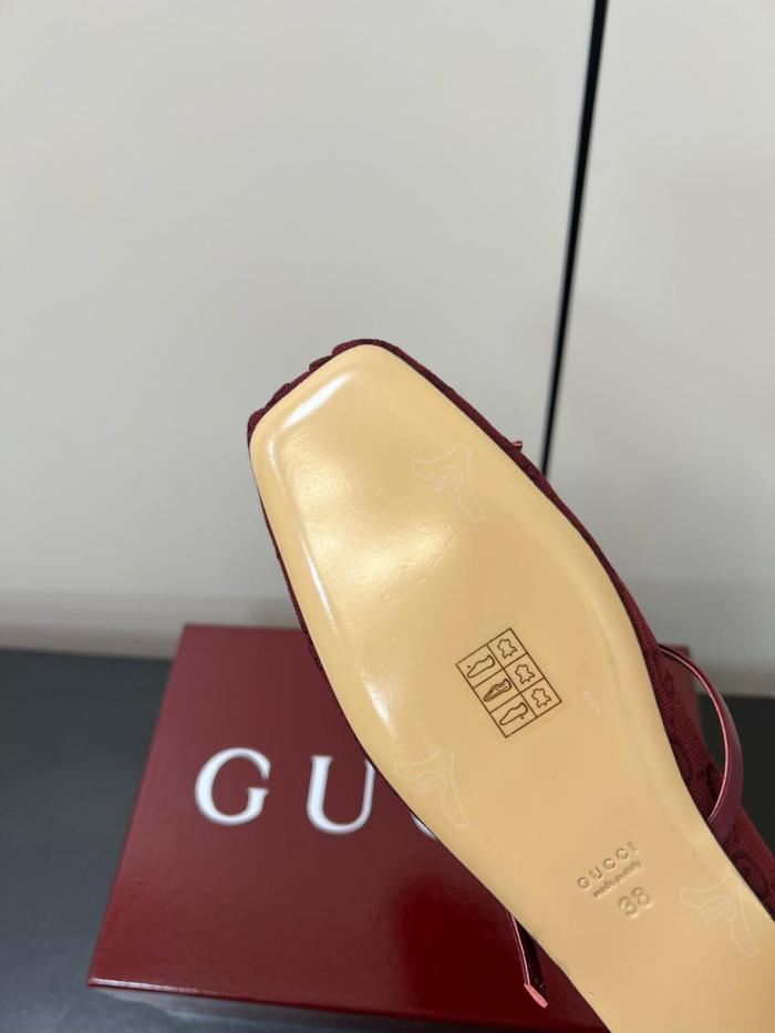 GUCCI Women's Horsebit Ballet Flat 'Rosso Ancora' Women's