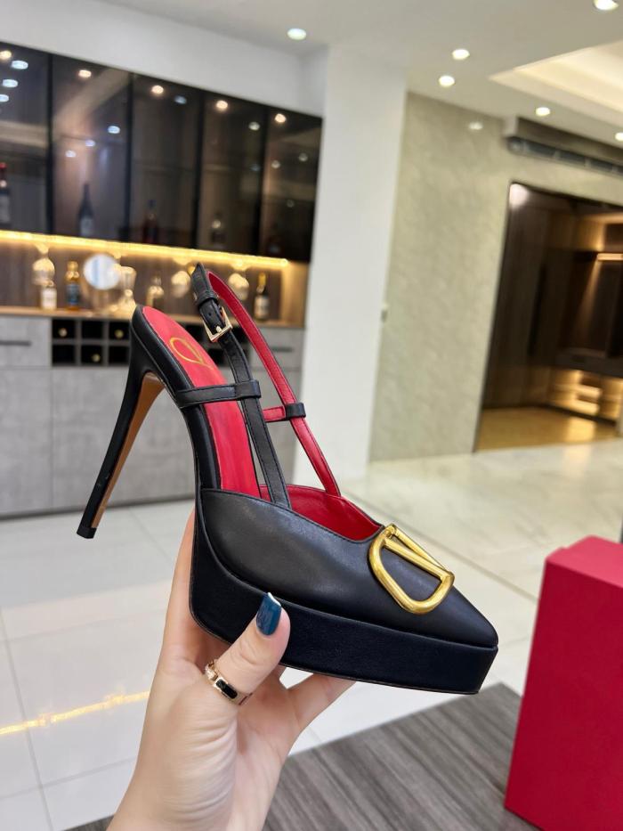 Valentino Garavani VLogo Signature 120mm Slingback Pumps