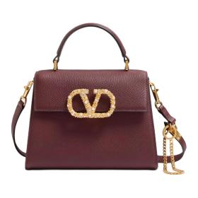 Valentino Cow Leather Handbag Trumpets Women's 7W2B0F53XPWDYE size 22*9*17 cm