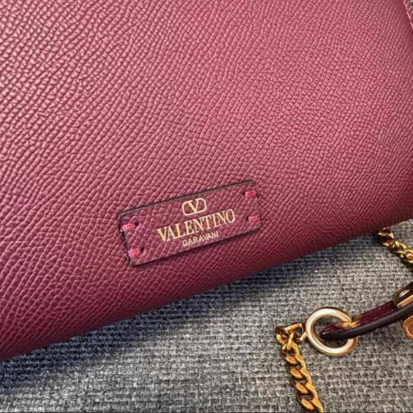 Valentino Cow Leather Handbag Trumpets Women's 7W2B0F53XPWDYE size 22*9*17 cm