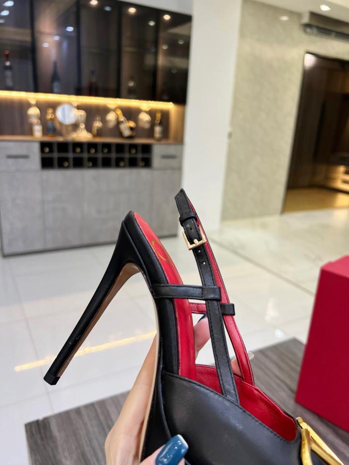 Valentino Garavani VLogo Signature 120mm Slingback Pumps