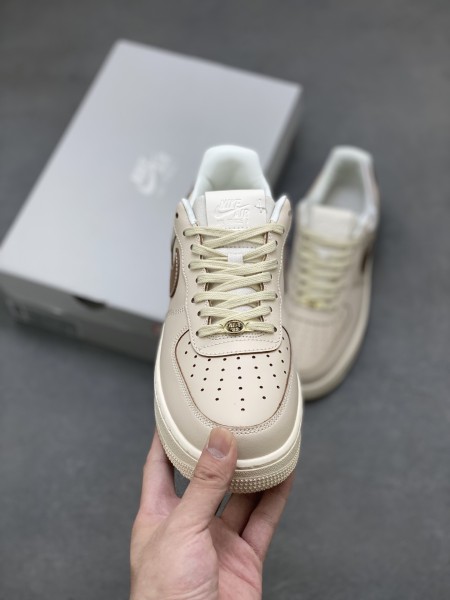 Nike Air Force 1 '07 Pearl White Pale Ivory Sail Light British Tan