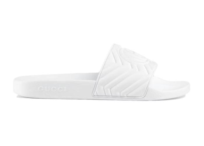 Gucci Matelasse Slide White