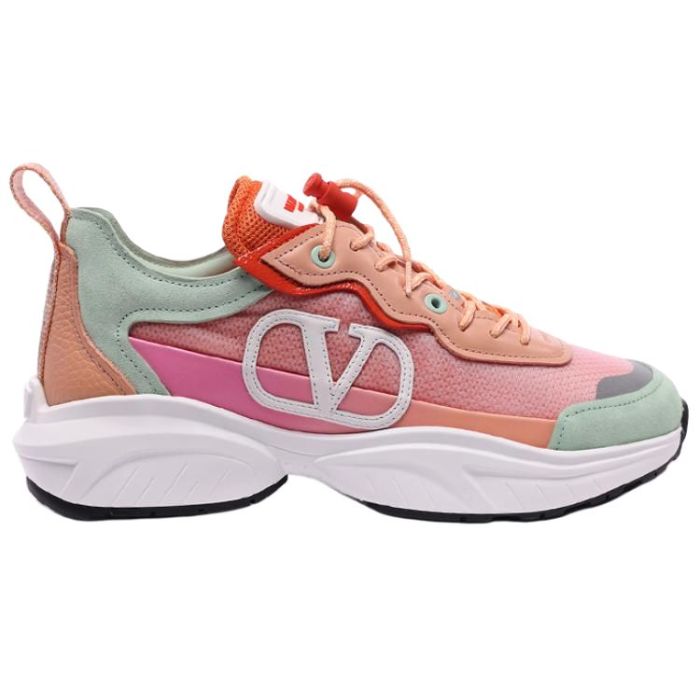 Valentino Low Top Casual Shoes Women's Orange