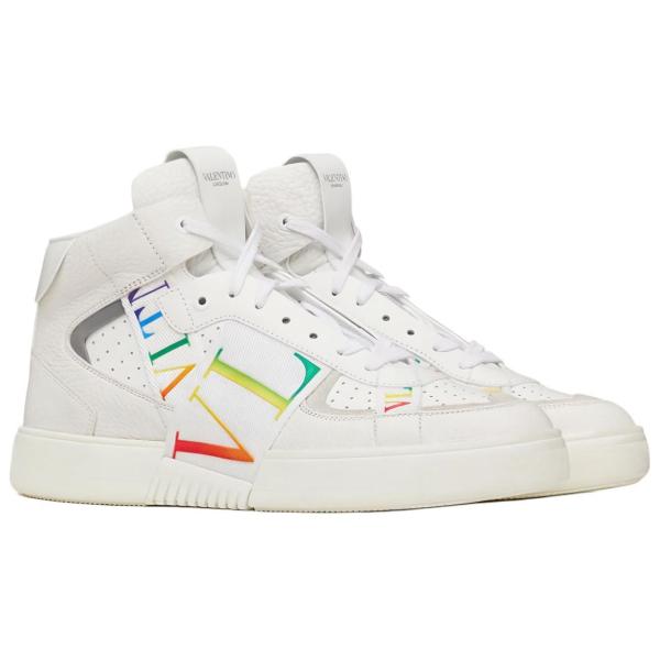 Valentino VL7N Mid top Skateboard Shoes Men's White