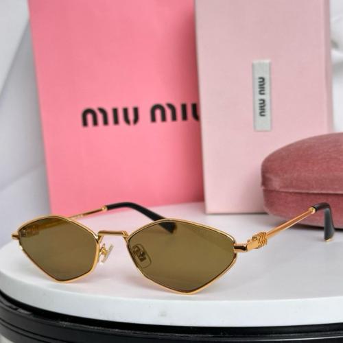 MIU MIU Eyewear Regard Sunglasses Marrone scuro