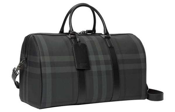 Burberry Seamless Cow Leather Shoulder Bag Crossbody Bag Handbag Regular Men's Charcoal Gray 80629171 size 50*25*27 cm 