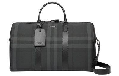 Burberry Seamless Cow Leather Shoulder Bag Crossbody Bag Handbag Regular Men's Charcoal Gray 80629171 size 50*25*27 cm 
