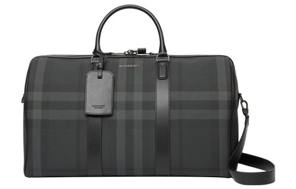 Burberry Seamless Cow Leather Shoulder Bag Crossbody Bag Handbag Regular Men's Charcoal Gray 80629171 size 50*25*27 cm 