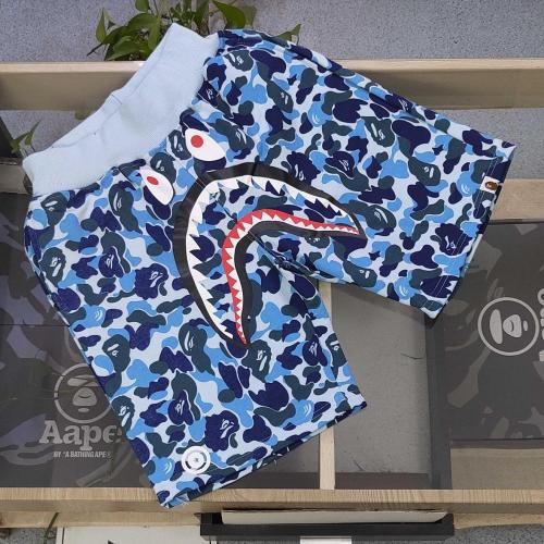 Bape Abc Camo Wgm Print Shark Sweatshorts