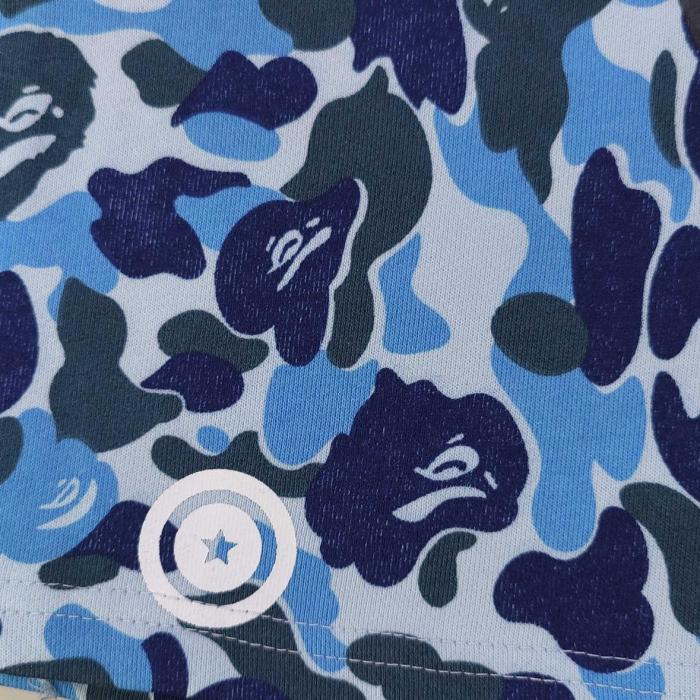 Bape Abc Camo Wgm Print Shark Sweatshorts