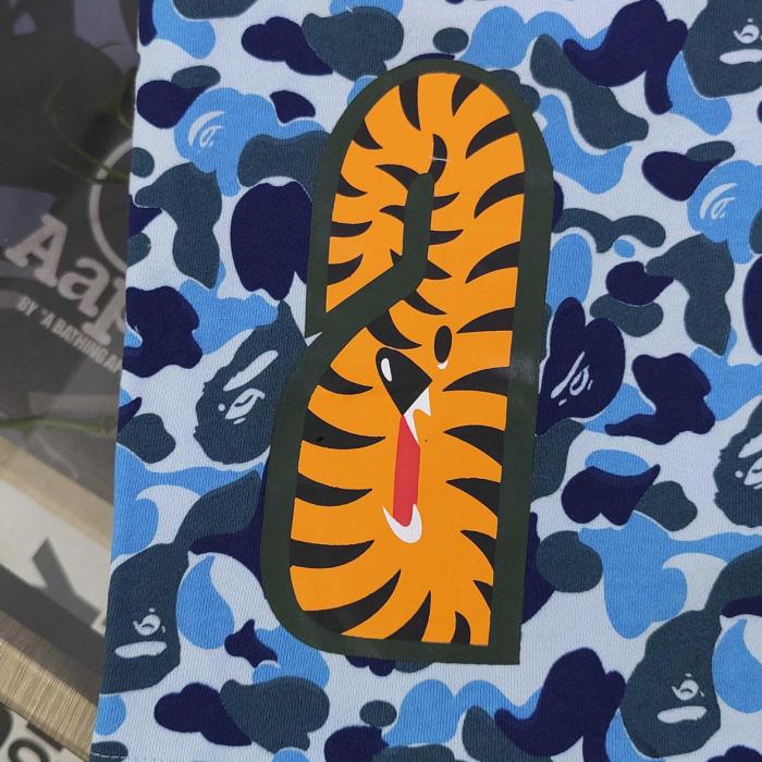 Bape Abc Camo Wgm Print Shark Sweatshorts