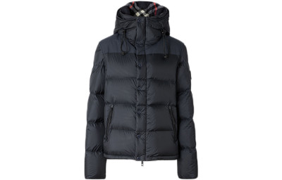 Burberry Men Classic Detachable Sleeve Hooded Down Jacket