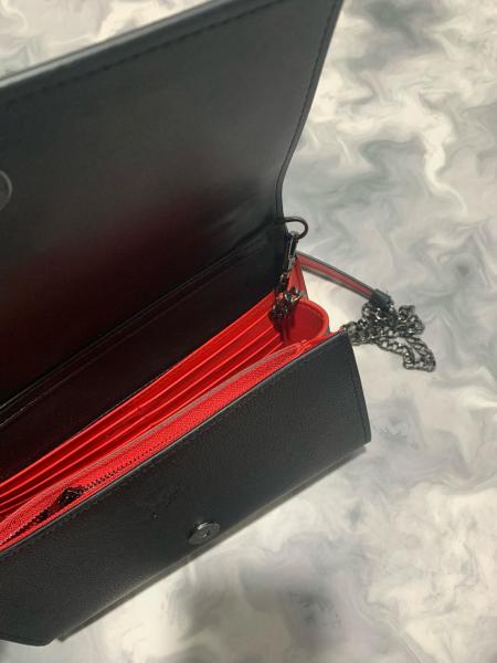 Christian Louboutin Paloma Chained Wallet 3235019CM53 size 19*4.5*10.5 cm