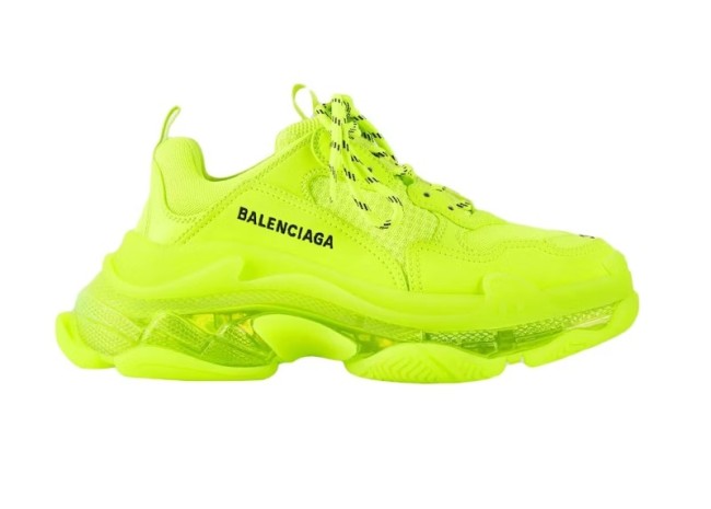 Balenciaga Triple S Clear Sole Yellow
