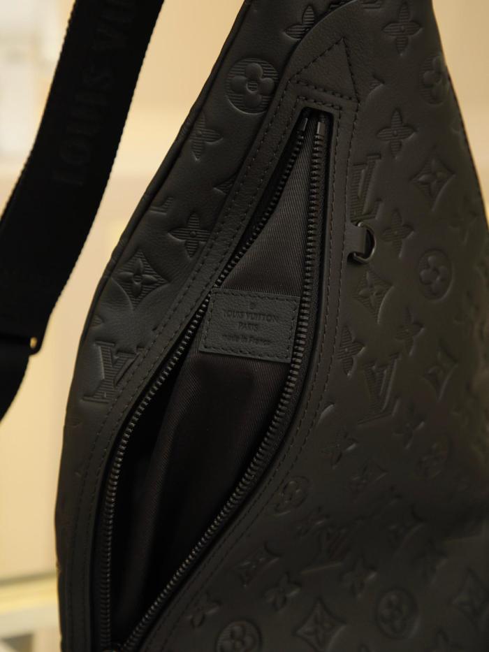 Louis Vuitton Duo Slingbag Monogram Shadow Leather M21890 size 20*6*42cm