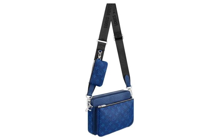 LOUIS VUITTON Trio Messenger Cobalt Blue M30848 size 25*7*18.5 cm