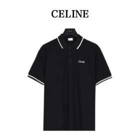 CELINE SS23 Polo Shirt Men's Black