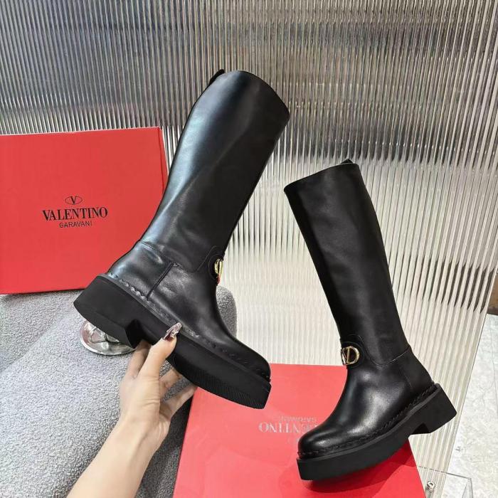 Valentino GARAVANI Knee high Boots Women's Black