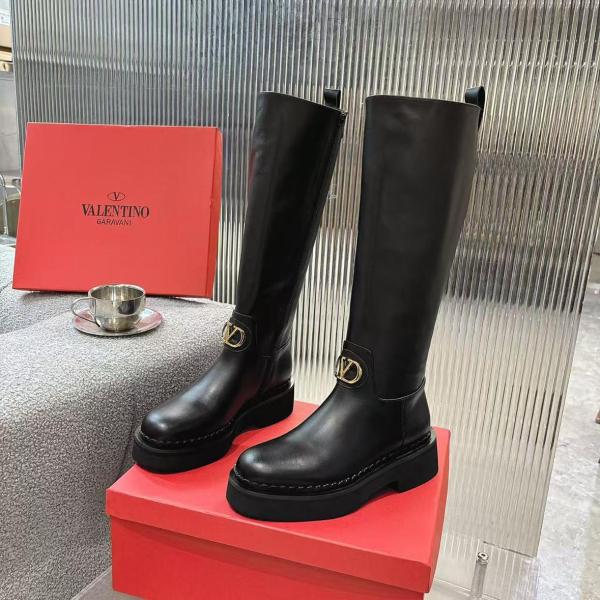 Valentino GARAVANI Knee high Boots Women's Black