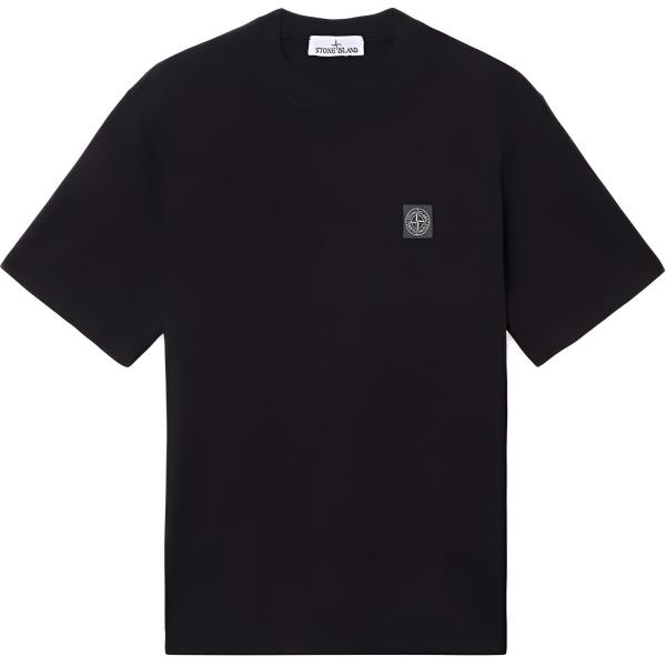 STONE ISLAND Logo Patch Short Sleeved T Shirt