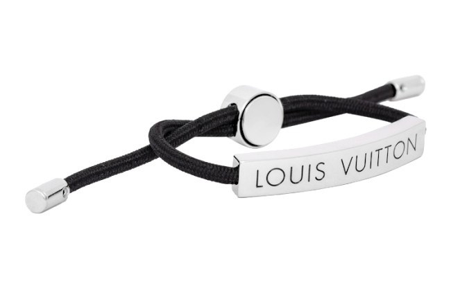 LOUIS VUITTON Brass Bracelets Men's Black
