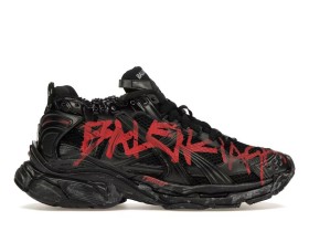 Balenciaga Runner Graffiti Black Red