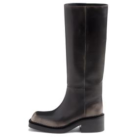 PRADA Knee-high Boots 5.5cm Women's Black