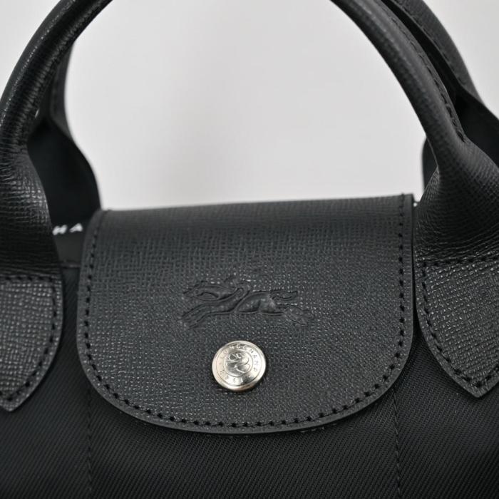 LONGCHAMP Le Pliage Energy Nylon Canvas Shoulder Bag, Crossbody Bag, Handbag Mini Women's Black 1500HSR001 size 17*10*14 cm