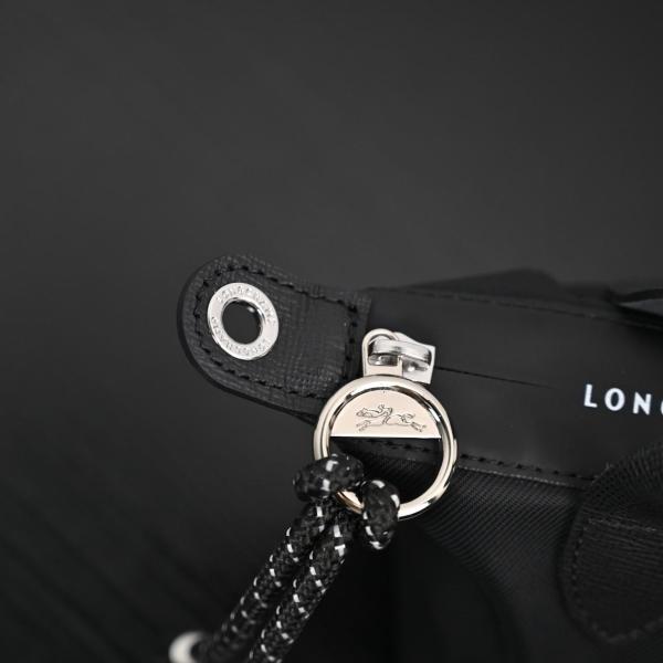 LONGCHAMP Le Pliage Energy Nylon Canvas Shoulder Bag, Crossbody Bag, Handbag Mini Women's Black 1500HSR001 size 17*10*14 cm