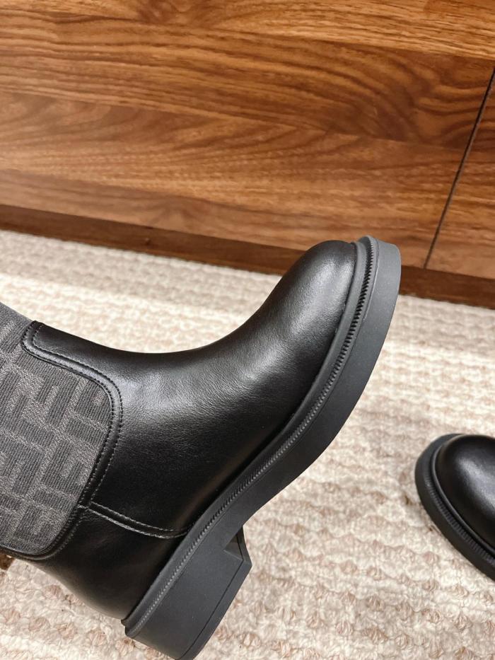 FENDI Filo Panelled Boots Women's