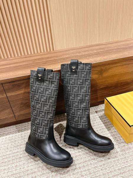FENDI Filo Panelled Boots Women's