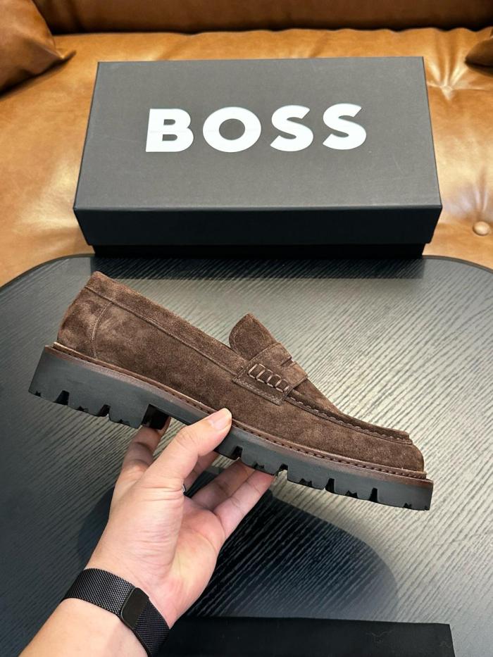 HUGO BOSS Loafers Men's Dark Brown