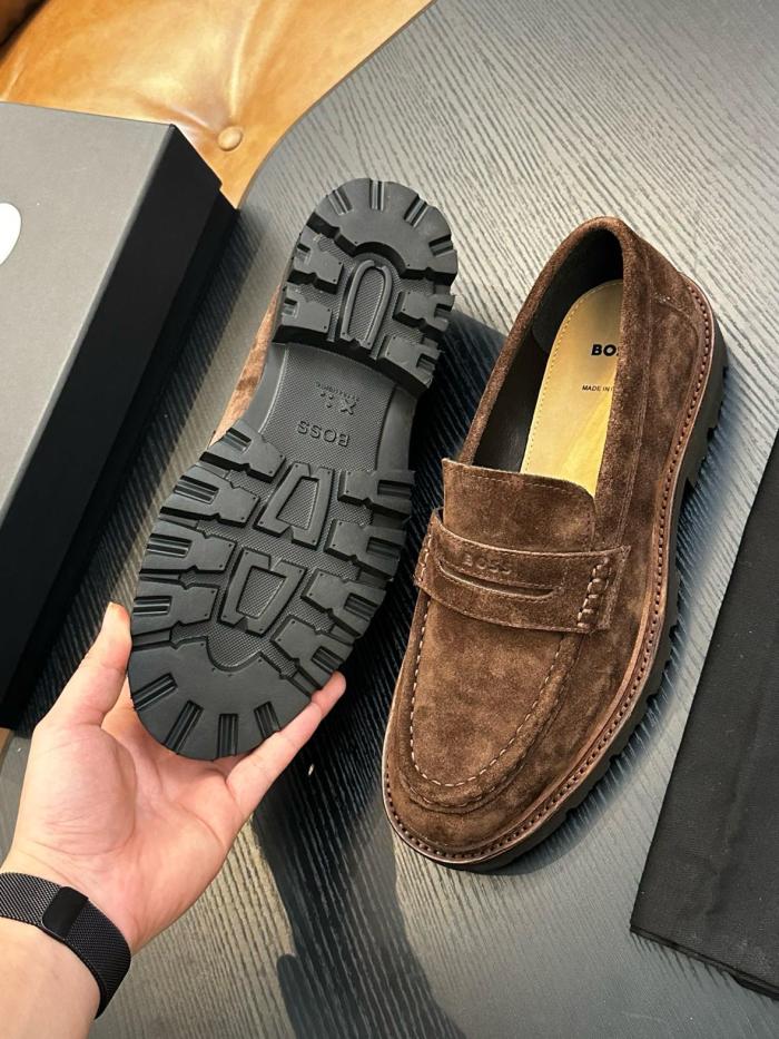 HUGO BOSS Loafers Men's Dark Brown