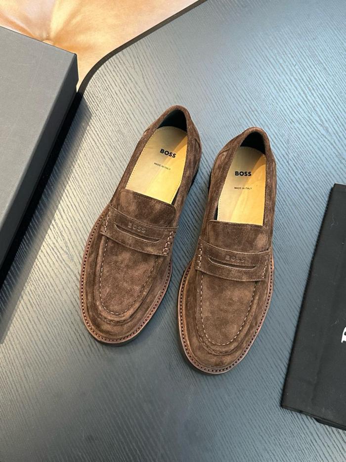 HUGO BOSS Loafers Men's Dark Brown